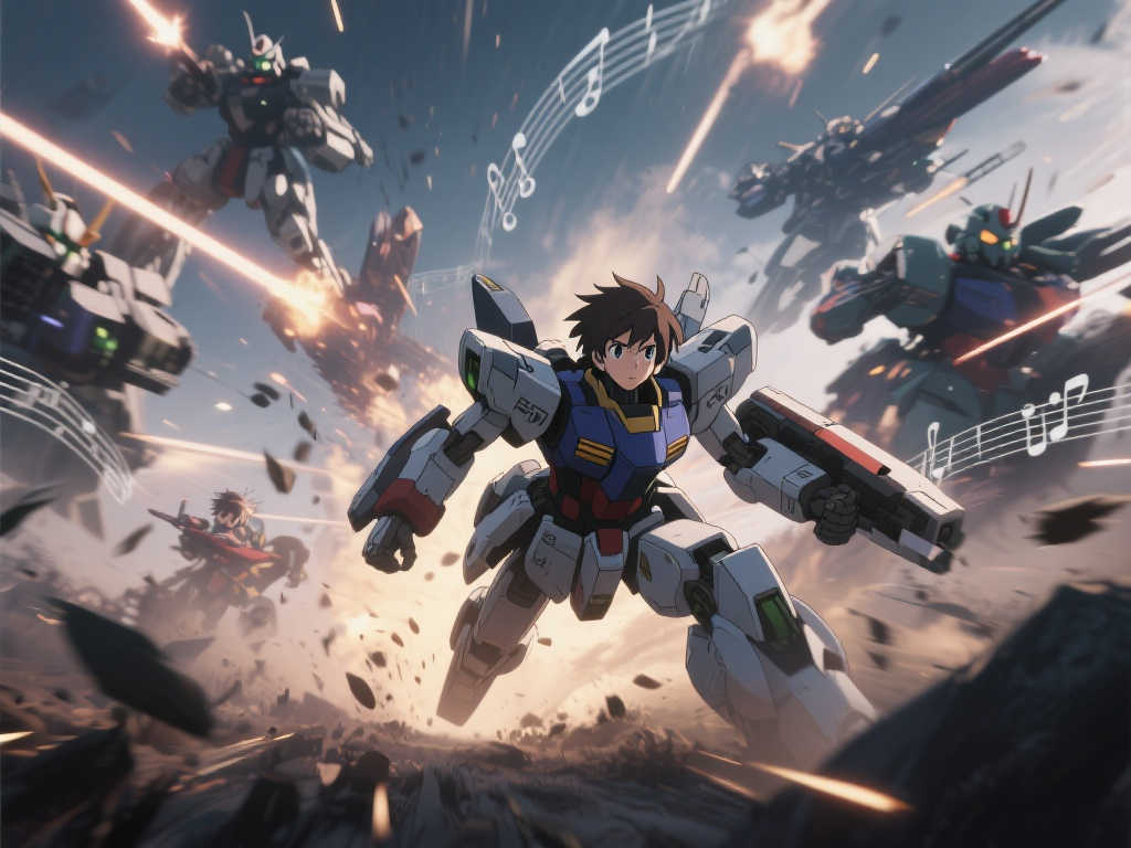 动画《机动战士钢弹 GQuuuuuuX》公开ED无字幕音乐视频